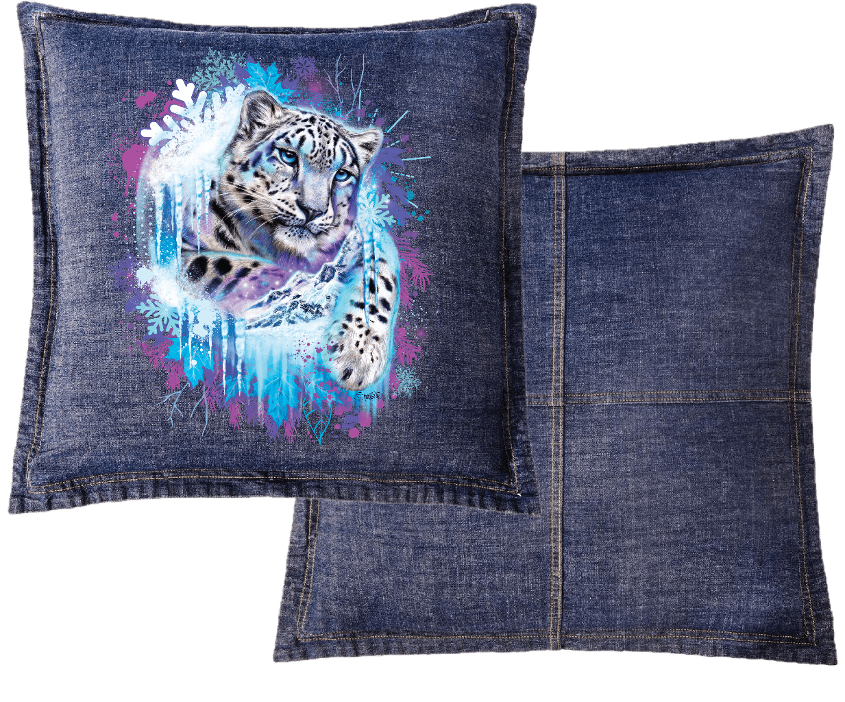 SNOW LEOPARD SPIRIT by SHEENA PIKE