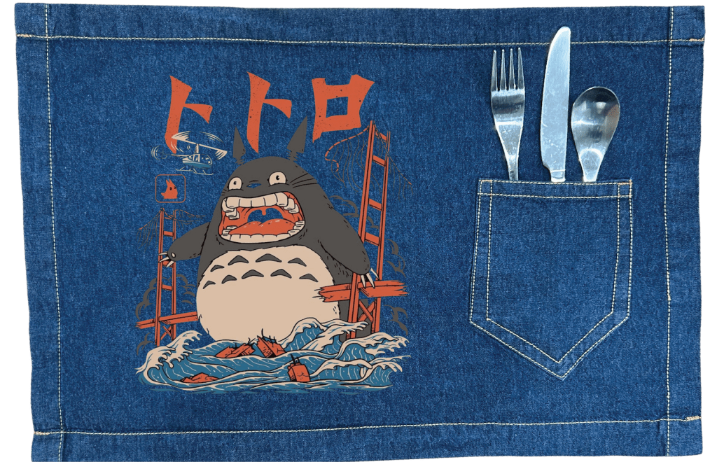 THE NEIGHBOR'S ATTACK by VINCENT TRINIDAD custom denim jacket by DenimINK