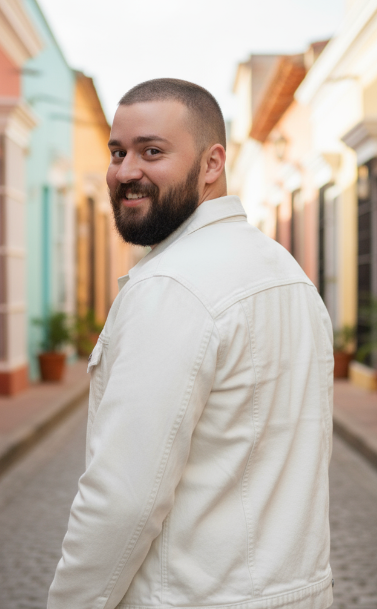 LOVE BY TRAVEL by TOBE FONSECA, digitally printed on DENIM products: throw pillows, aprons, table place mats, and hand-made Unisex Denim Jackets in 3 color choices