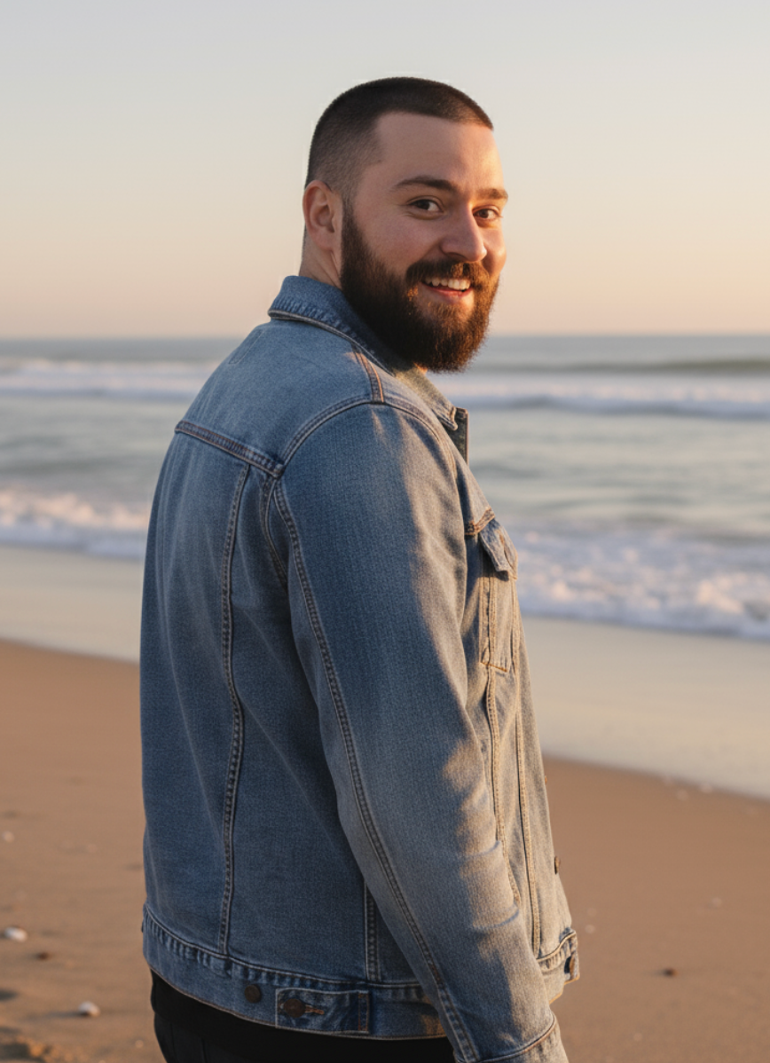BUBBLE GUM by TOBE FONSECA, digitally printed on DENIM products: throw pillows, aprons, table place mats, and hand-made Unisex Denim Jackets in 3 color choices