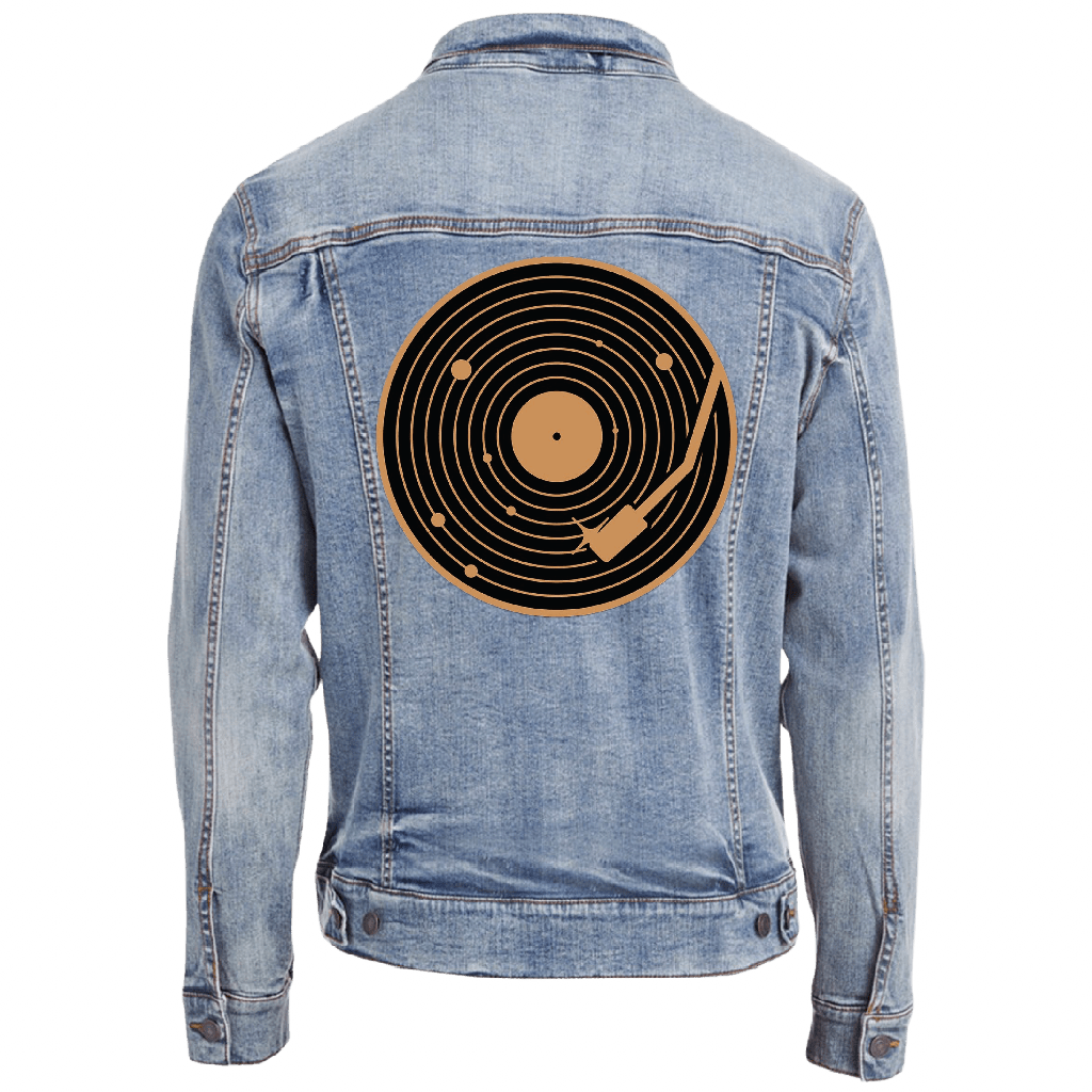 VINYL SYSTEM by GRANT SHEPLEY custom denim jacket by DenimINK