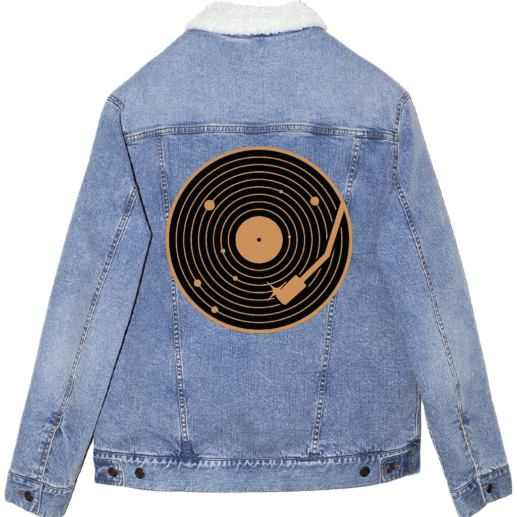 VINYL SYSTEM by GRANT SHEPLEY custom denim jacket by DenimINK