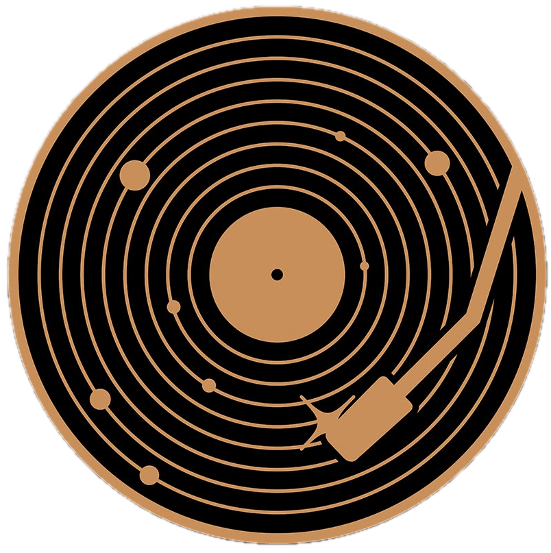 VINYL SYSTEM by GRANT SHEPLEY printed by DenimINK on hand - crafted Denim Jackets & other Denim products. 3 colors: Stonewash, White, Black. Unisex XS - 3X. USA printed custom denim jacket by DenimINK