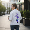 We Are Stardust by Tobe Fonseca, printed on a hand-made Unisex Denim Jacket