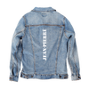 Customize &amp; Design your own Denim Jacket (hand-made) with 3 color choices of jacket: Stonewash, White, or Black. Unisex XS S M L XL 2X 3X. USA hand-crafted and USA digitally printed. Ships free within the USA &amp; also ships Internationally.