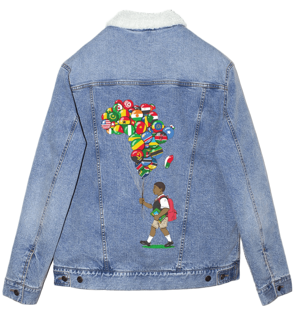 BALLOON BOY by THE NYGERIANS custom denim jacket by DenimINK