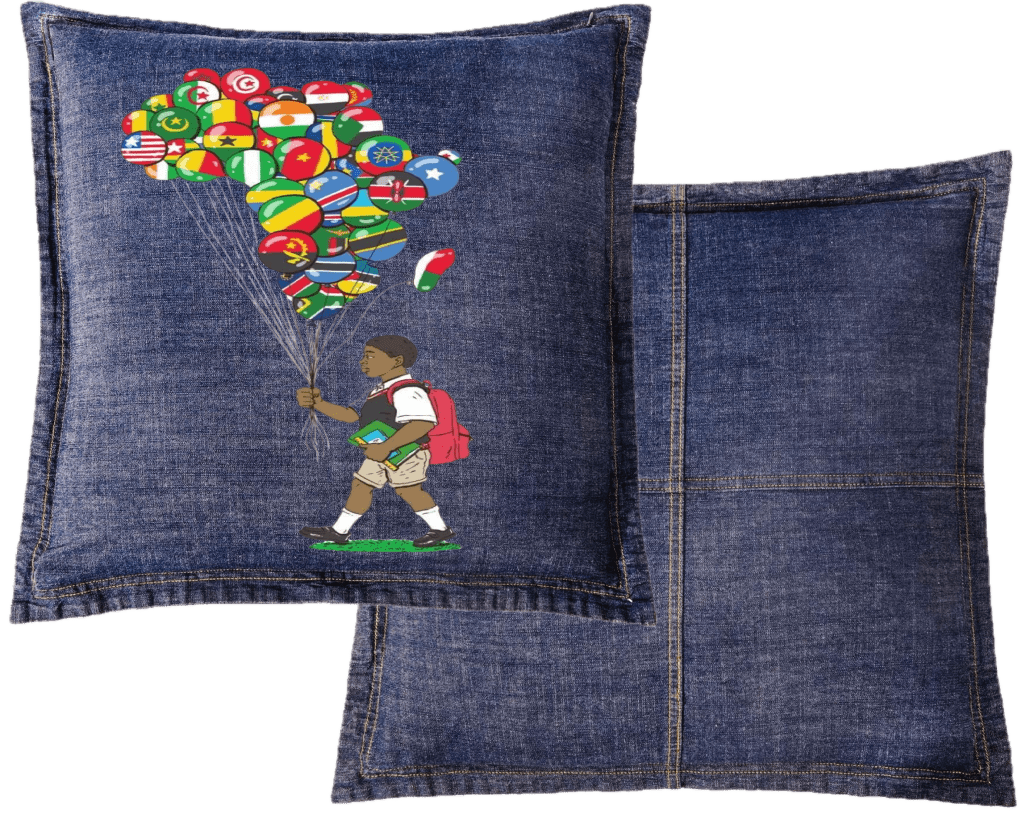 BALLOON BOY by THE NYGERIANS custom denim jacket by DenimINK