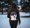 boule à neige, by Tobe Fonseca, printed on a hand-made Unisex Denim Jacket