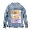 Customize &amp; Design your own Denim Jacket (hand-made) with 3 color choices of jacket: Stonewash, White, or Black. Unisex XS S M L XL 2X 3X. USA hand-crafted and USA digitally printed. Ships free within the USA &amp; also ships Internationally.