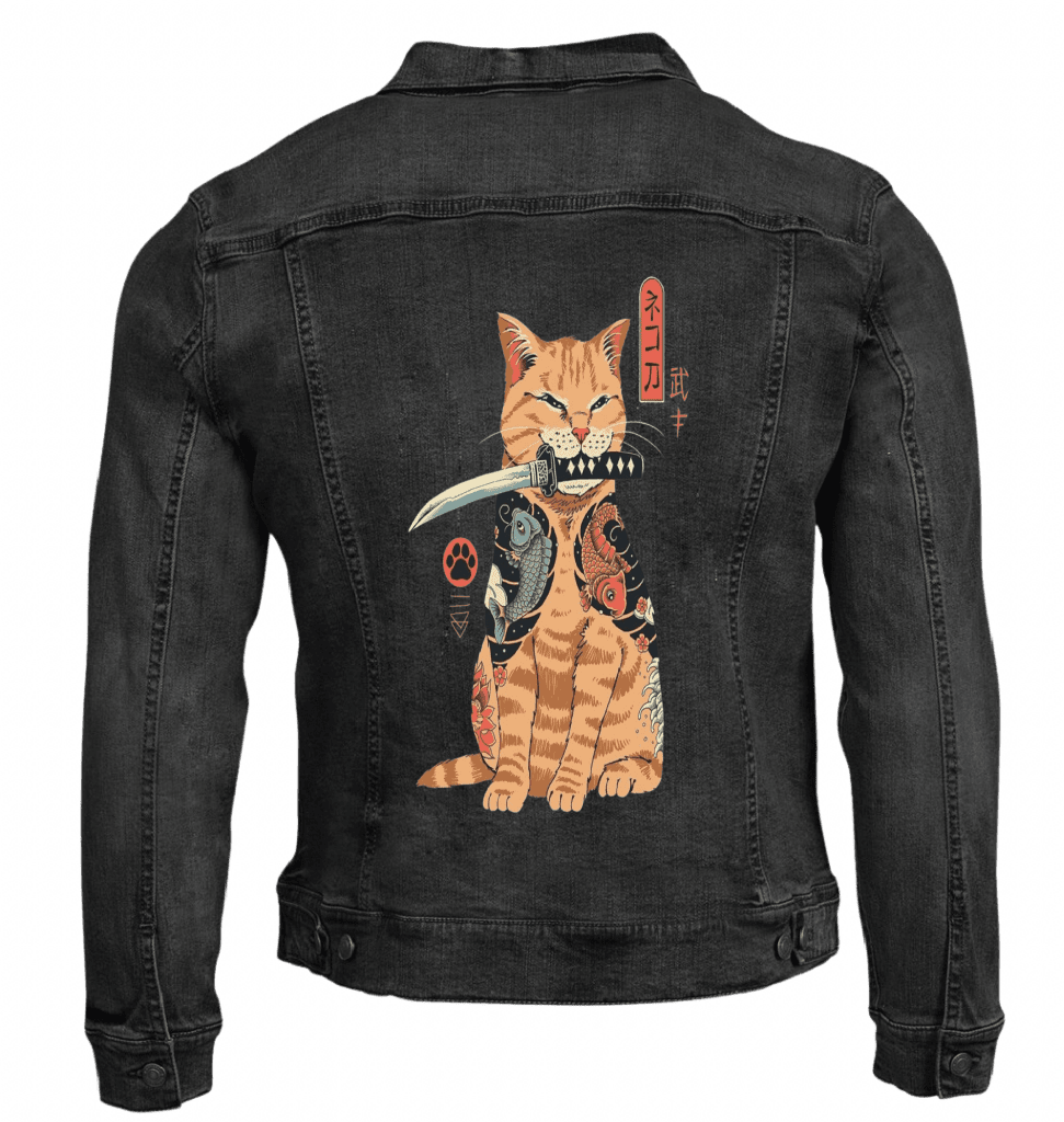 CATANA by VINCENT TRINIDAD custom denim jacket by DenimINK