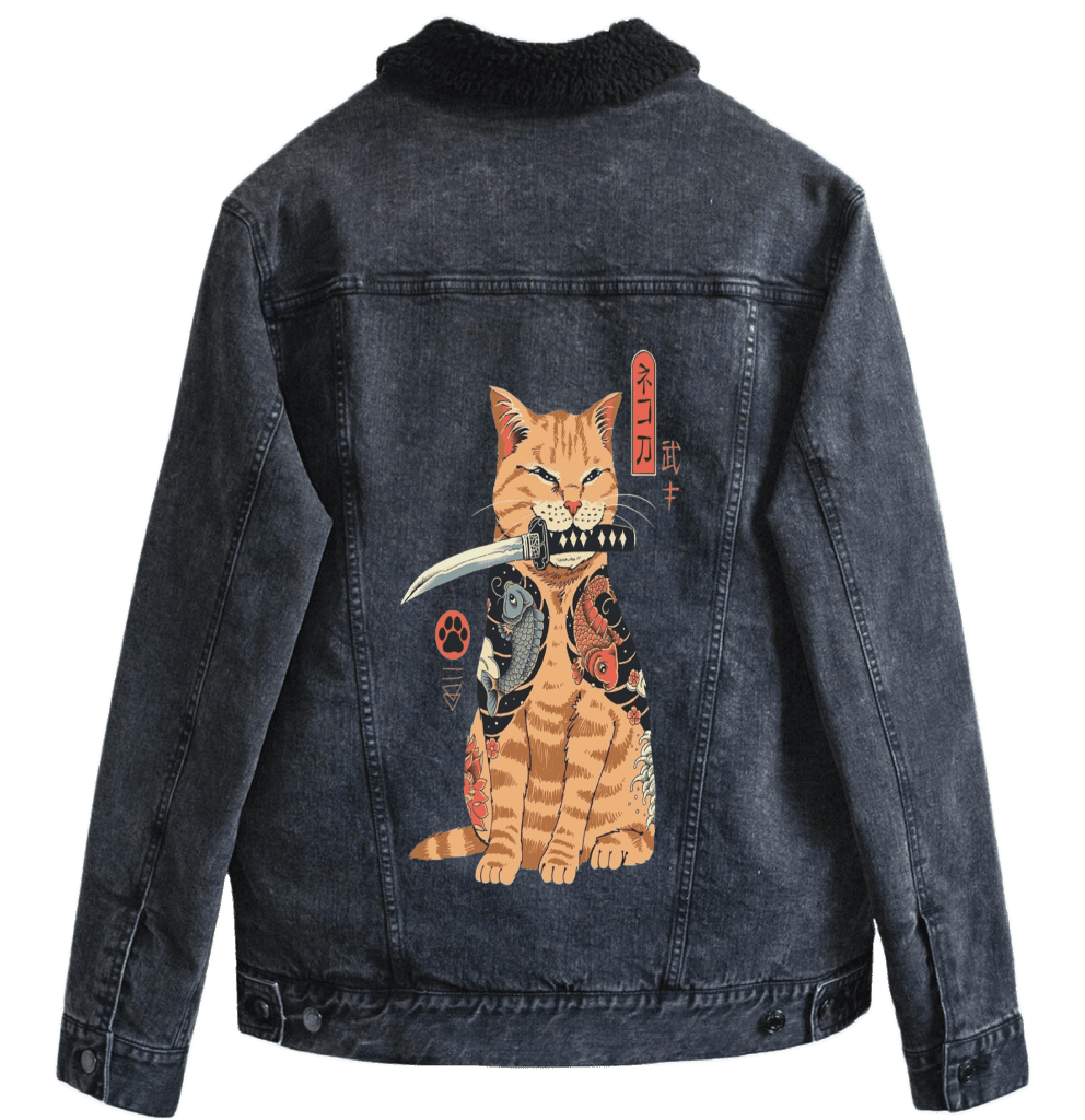 CATANA by VINCENT TRINIDAD printed by DenimINK on hand-crafted CATANA by VINCENT TRINIDAD printed by DenimINK on hand-crafted