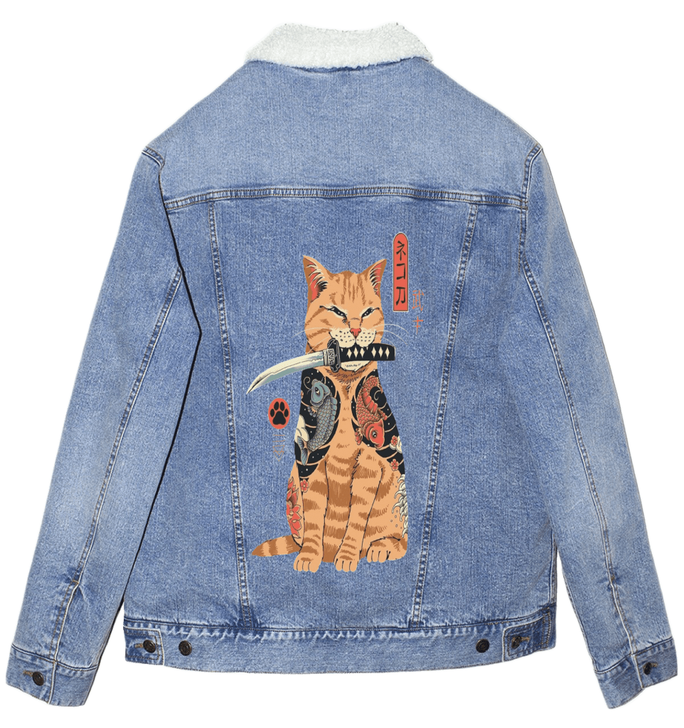 CATANA by VINCENT TRINIDAD custom denim jacket by DenimINK