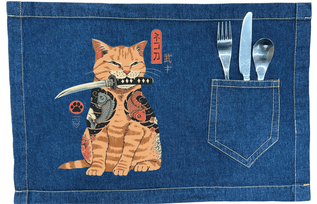 CATANA by VINCENT TRINIDAD custom denim jacket by DenimINK