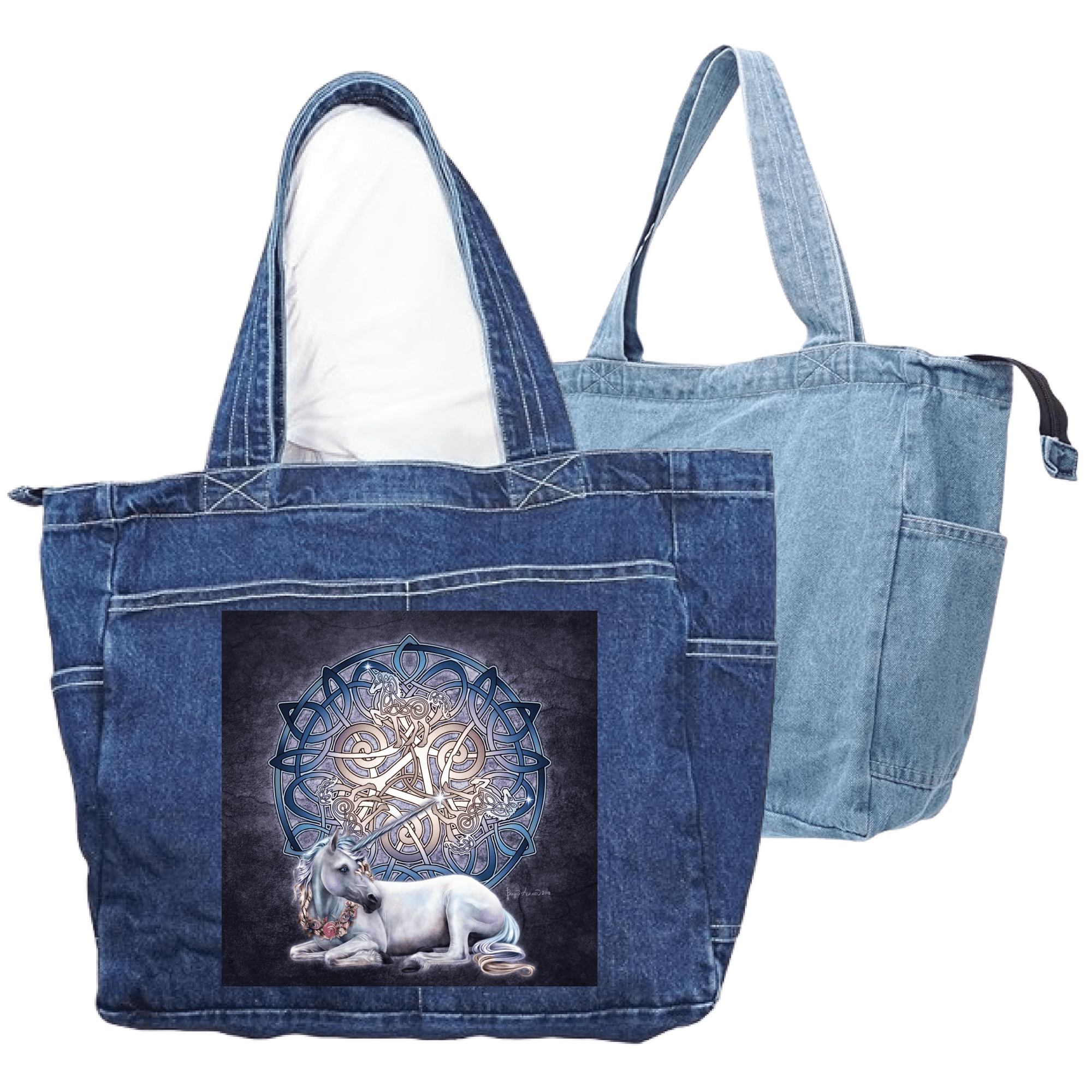 CELTIC UNICORN with background by BRIGID ASHWOOD