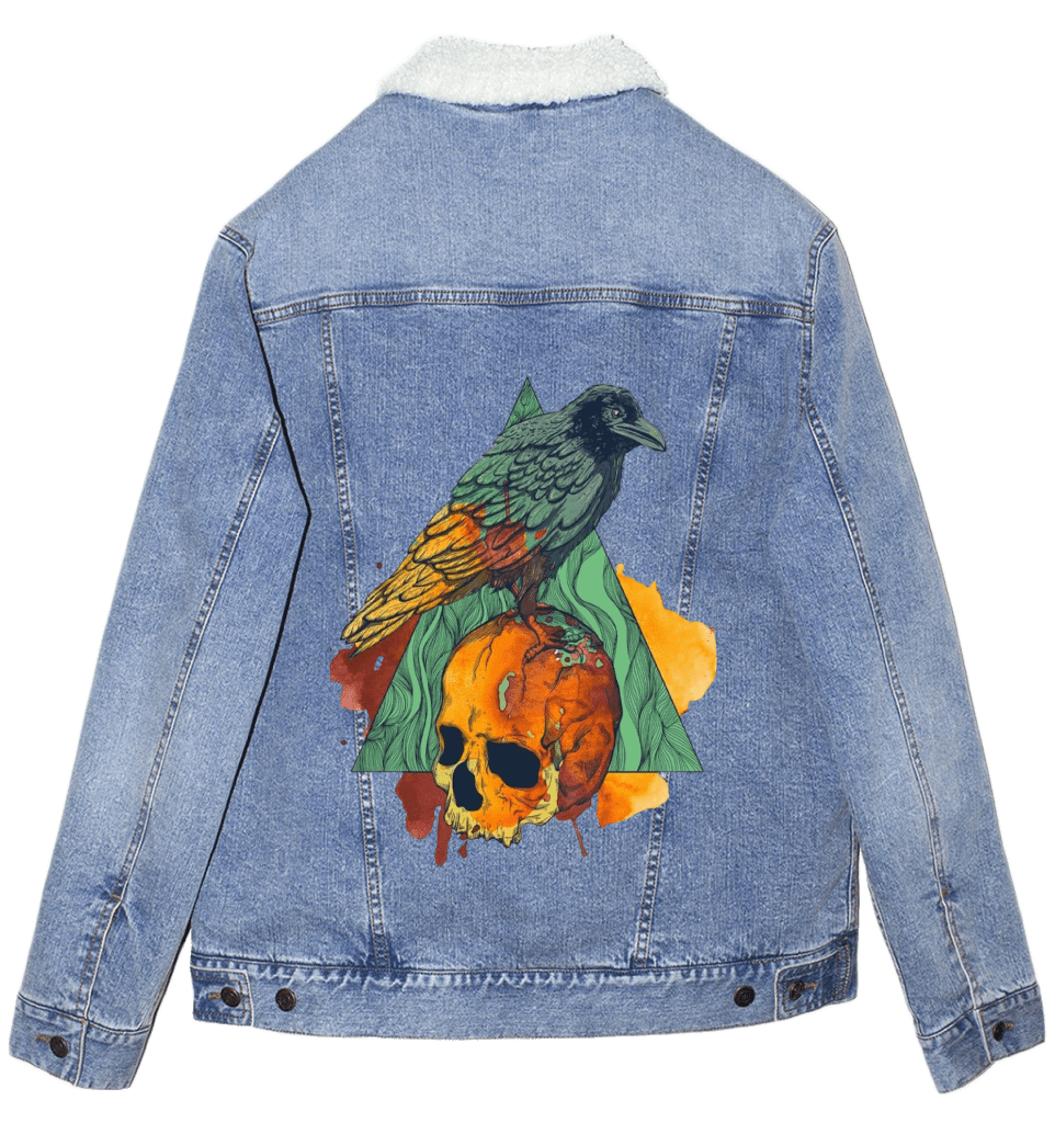 CROW by JESS ADAMS custom denim jacket by DenimINK