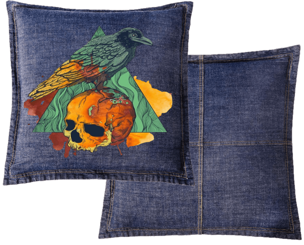 CROW by JESS ADAMS custom denim jacket by DenimINK