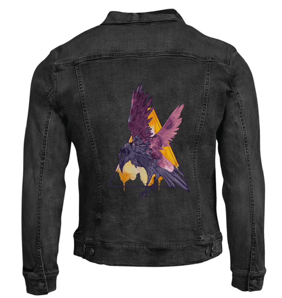 CROW WATERCOLOUR by JESS ADAMS