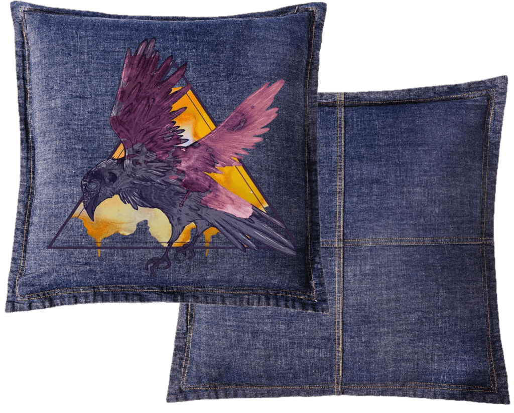 CROW WATERCOLOUR by JESS ADAMS