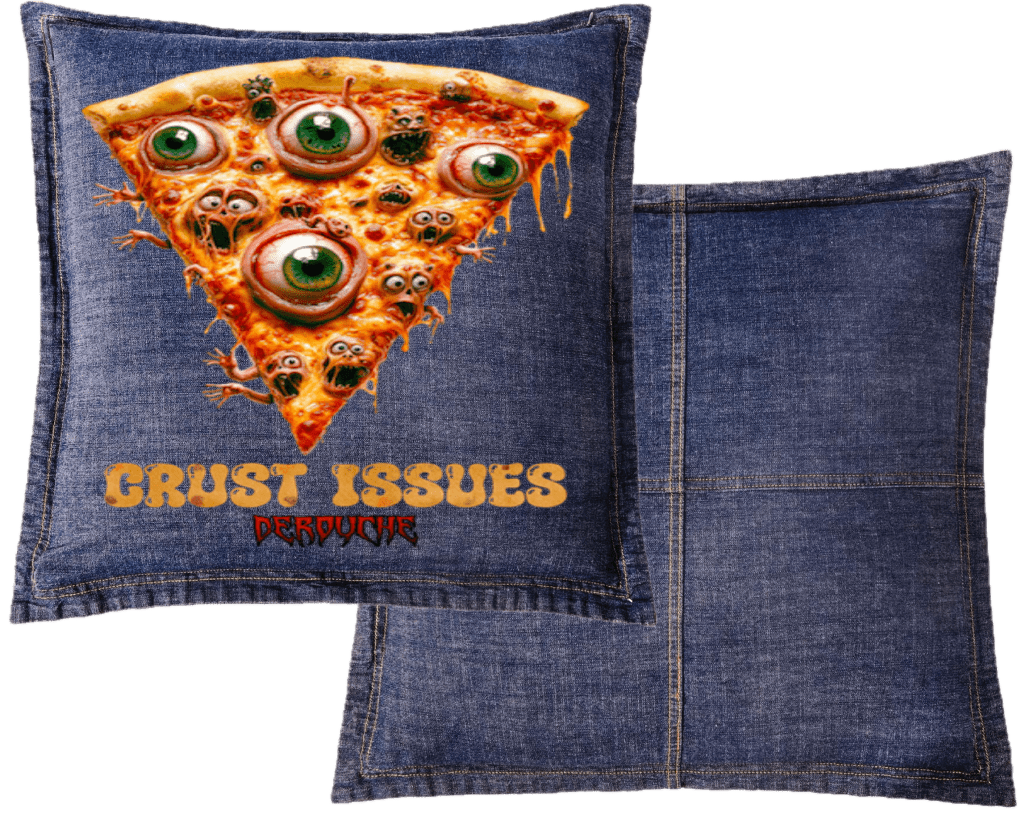 CRUST ISSUES by DeROUCHE DESIGNS custom denim jacket by DenimINK