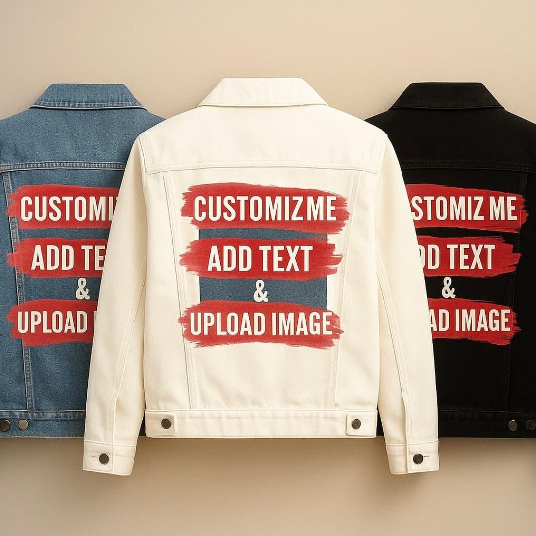 AS - IS. 24. Painted Portrait With Closed Eyes. ONE - OF - ONE. Printed Denim Jacket. Small / Black custom denim jacket by DenimINK