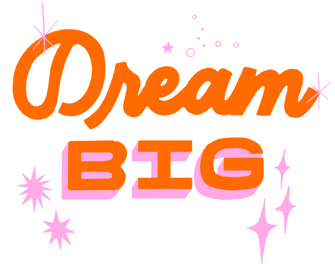 DREAM BIG by IndySign, printed on denim jackets and other denim products: tote bags, throw pillows, table place mats, aprons