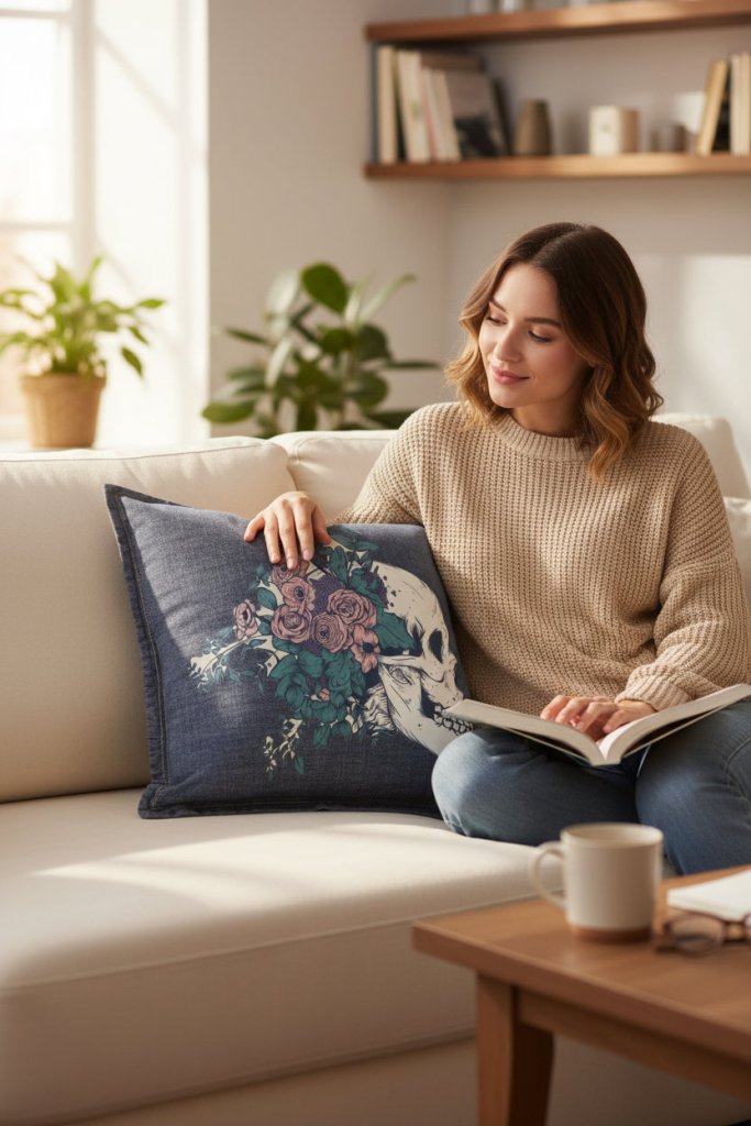 FLORAL SKULL BEAUTY by JESS ADAMS