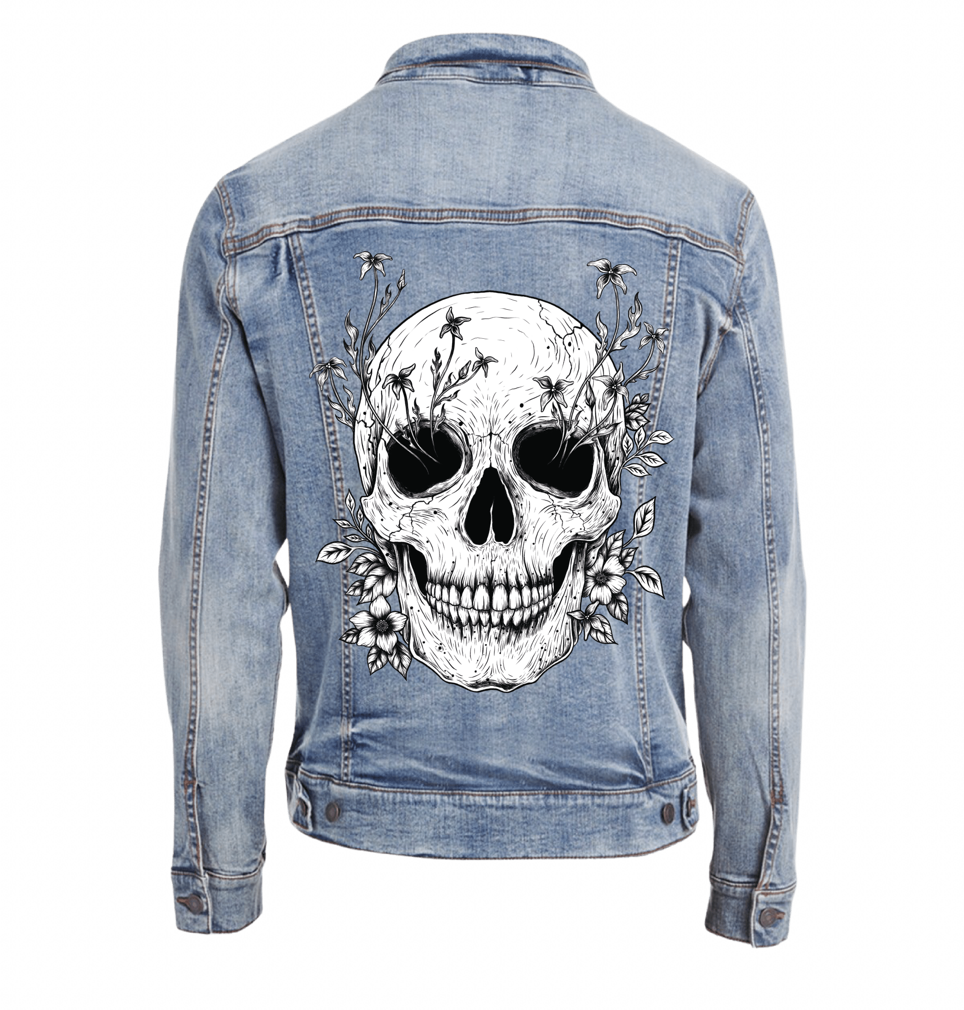 FLORAL SKULL by EPISODIC DRAWING