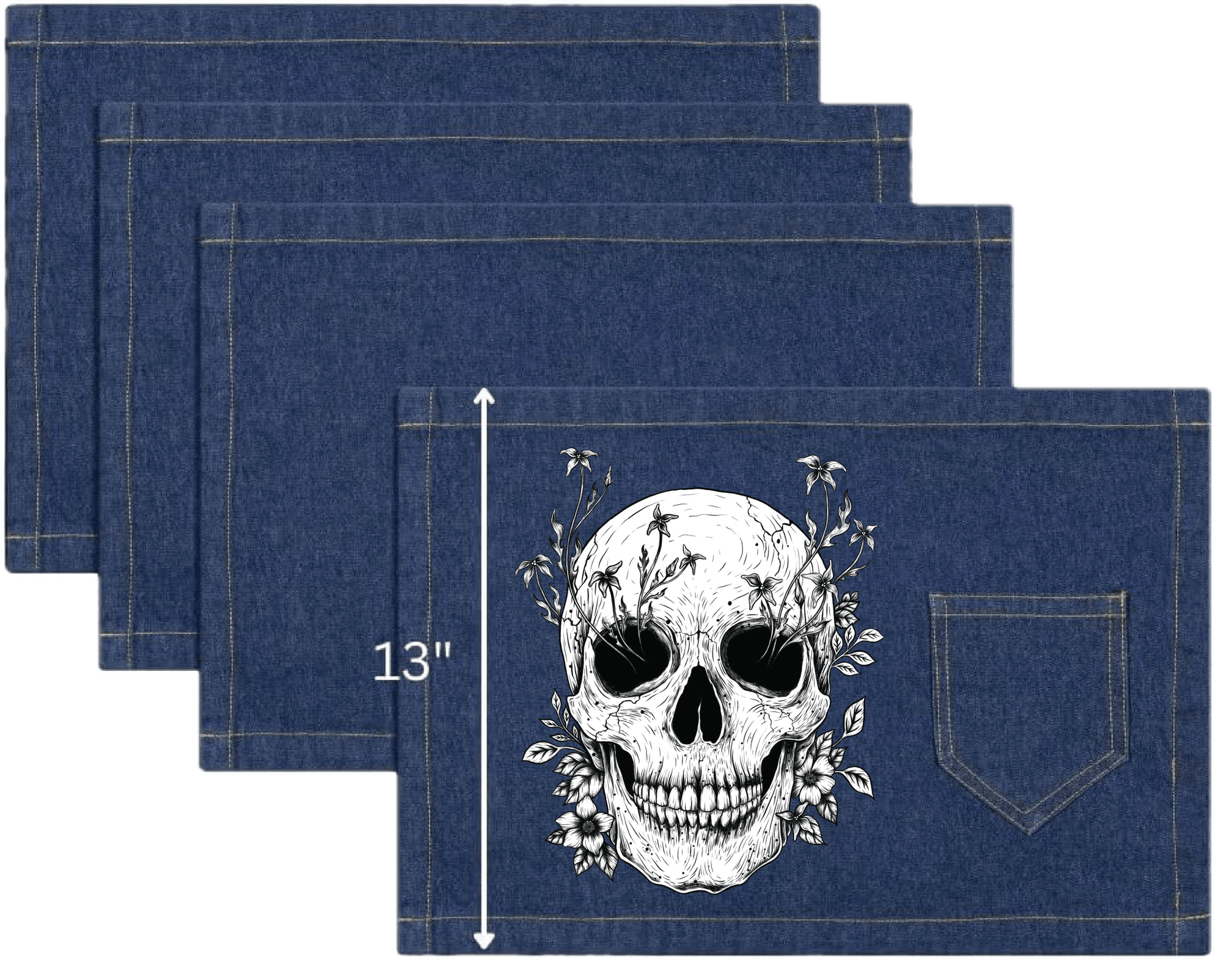 FLORAL SKULL by EPISODIC DRAWING