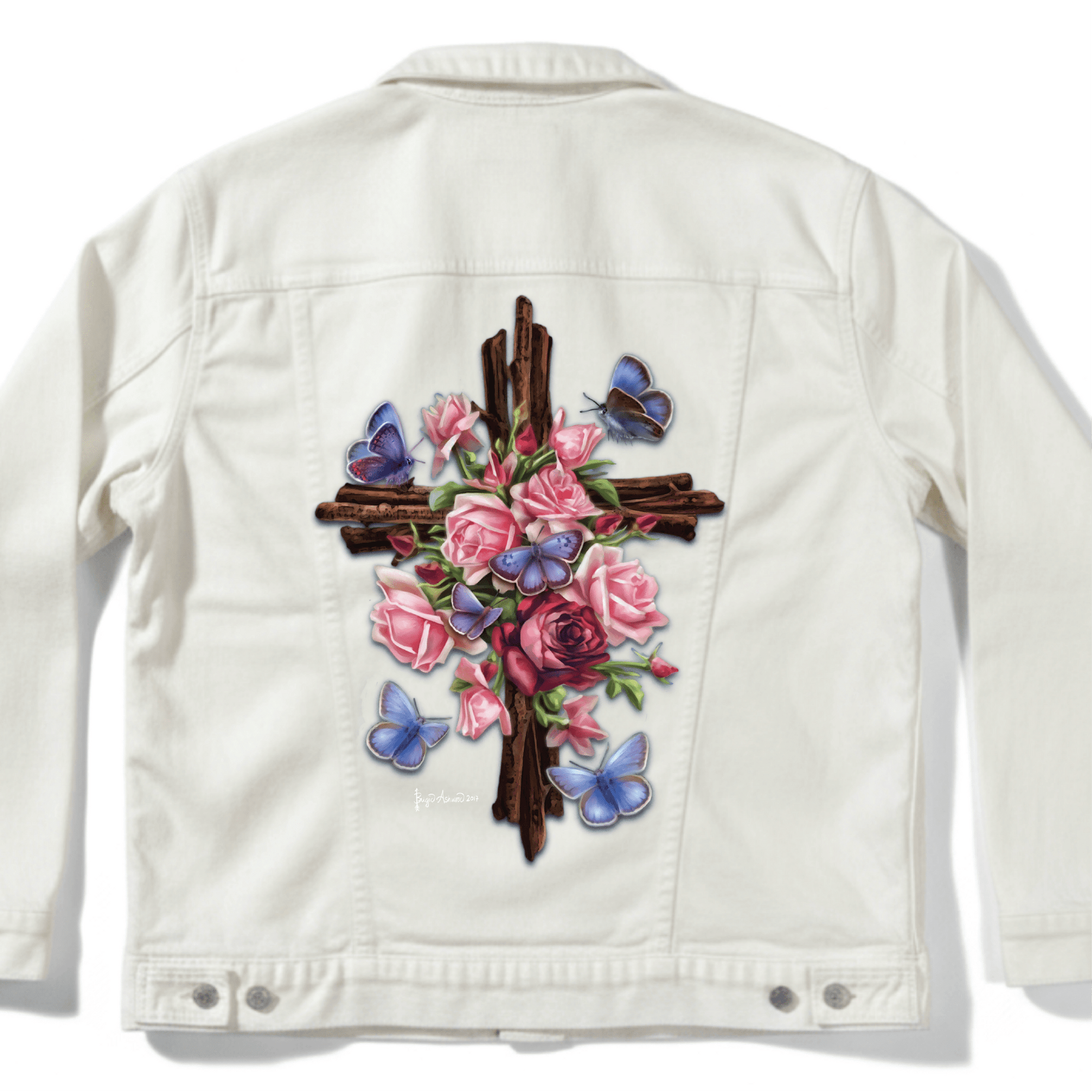 FLOWER CROSS by BRIGID ASHWOOD