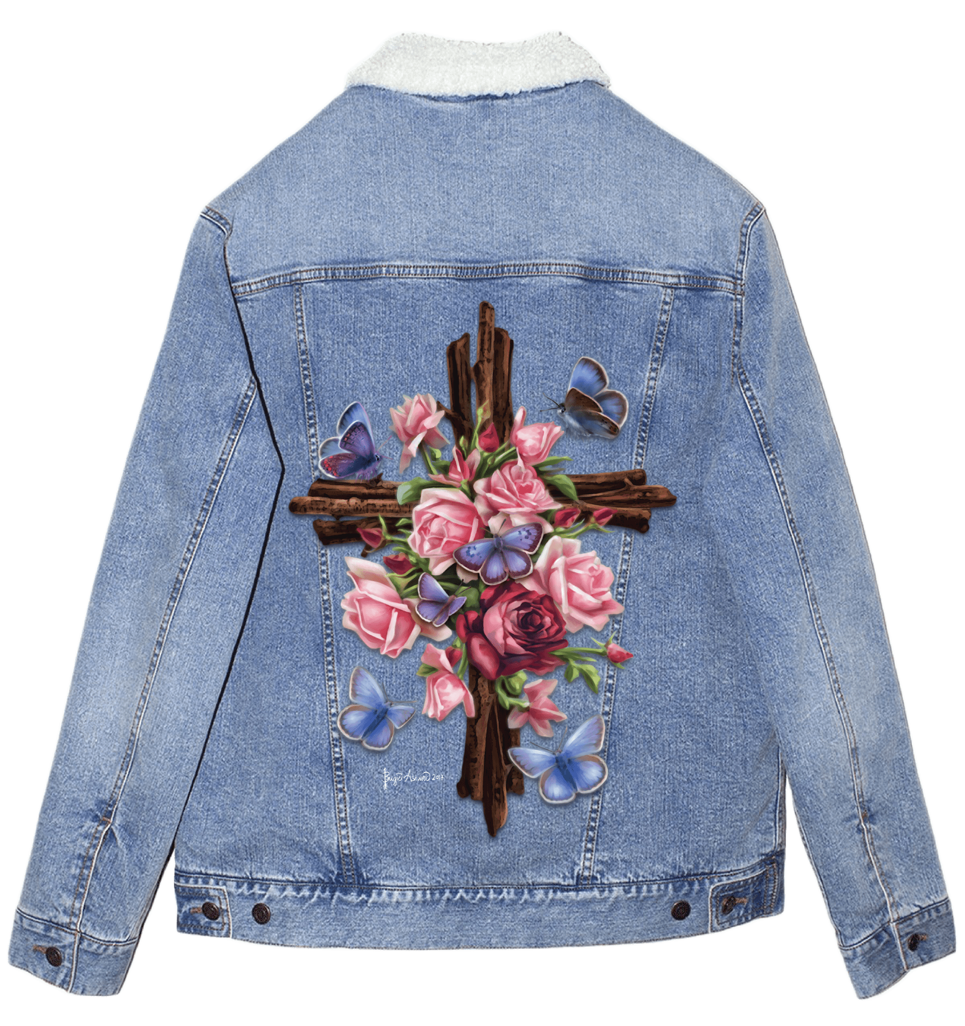 FLOWER CROSS by BRIGID ASHWOOD