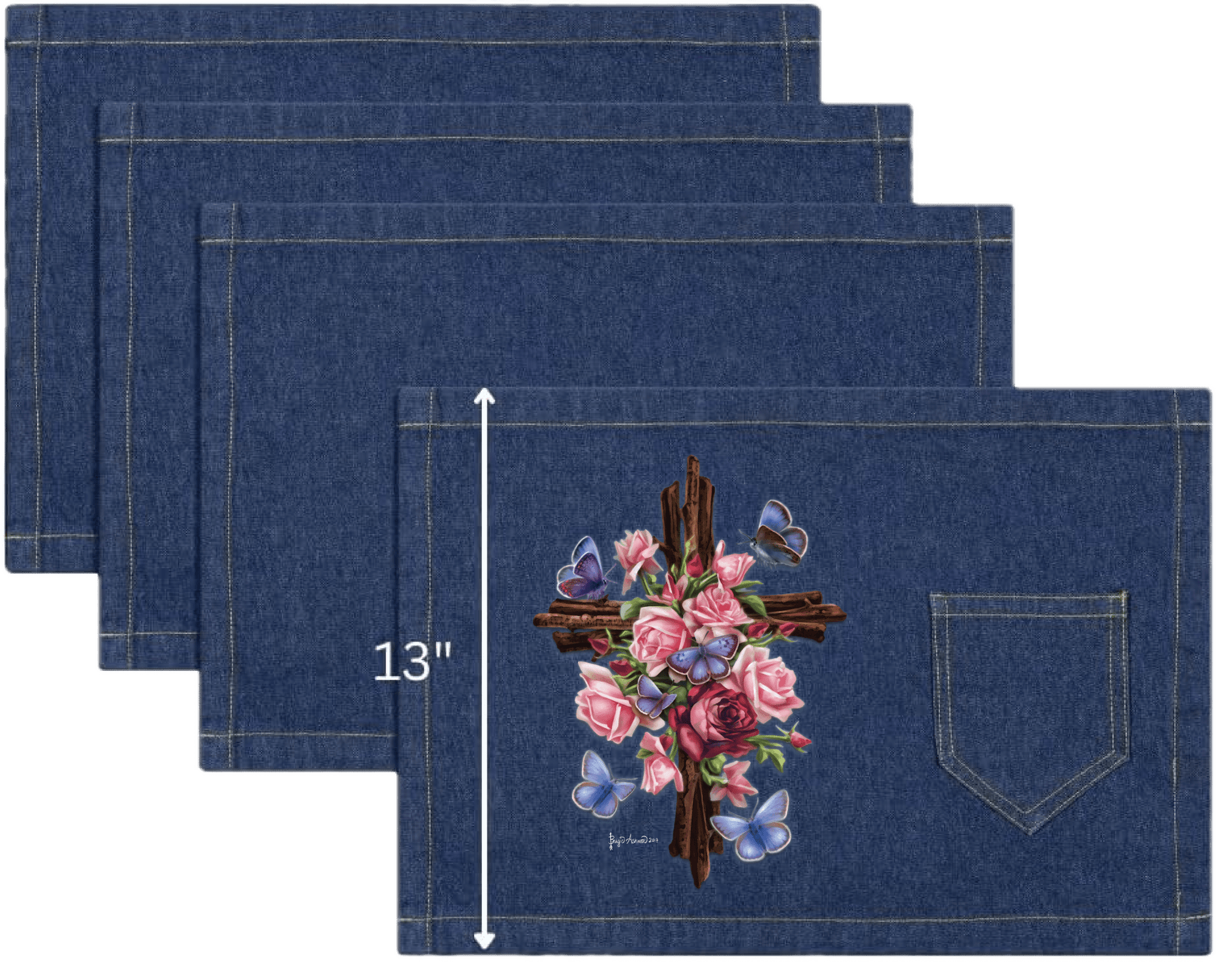 FLOWER CROSS by BRIGID ASHWOOD