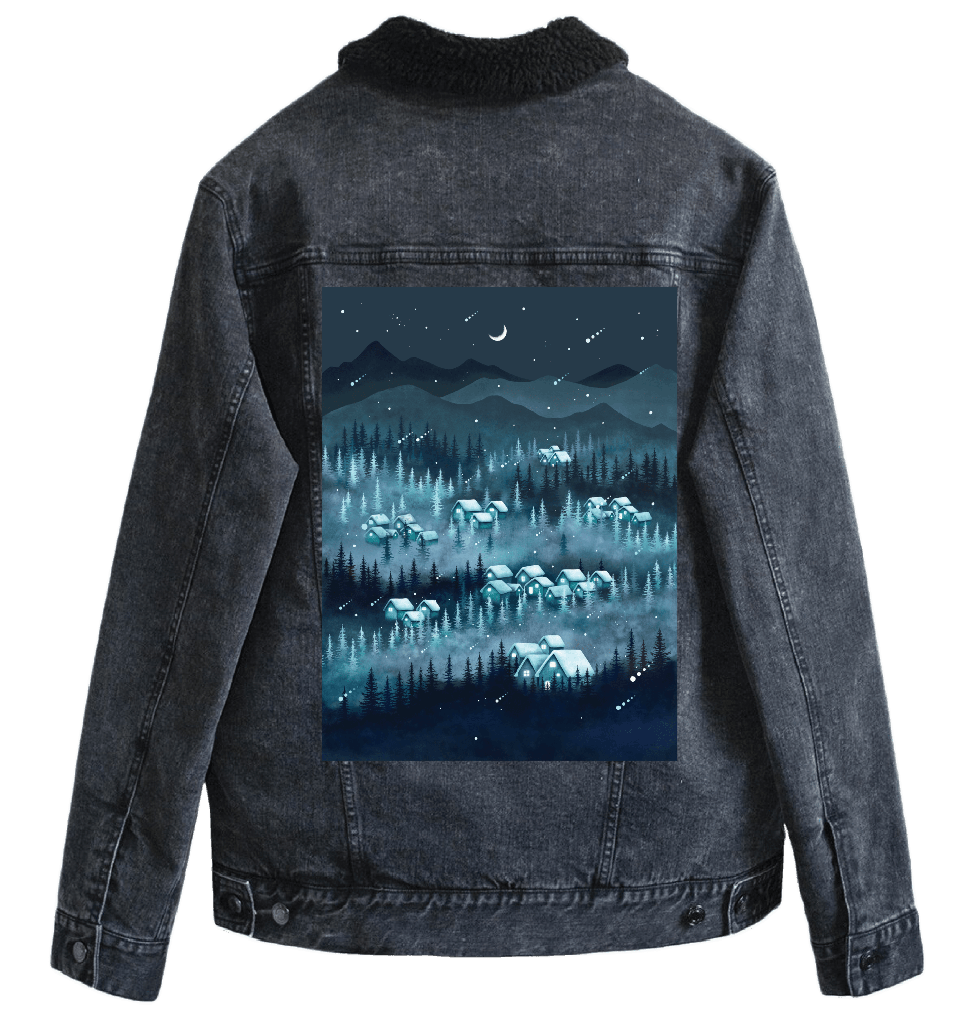 FOREST NIGHT BLUE by EPISODIC DRAWING