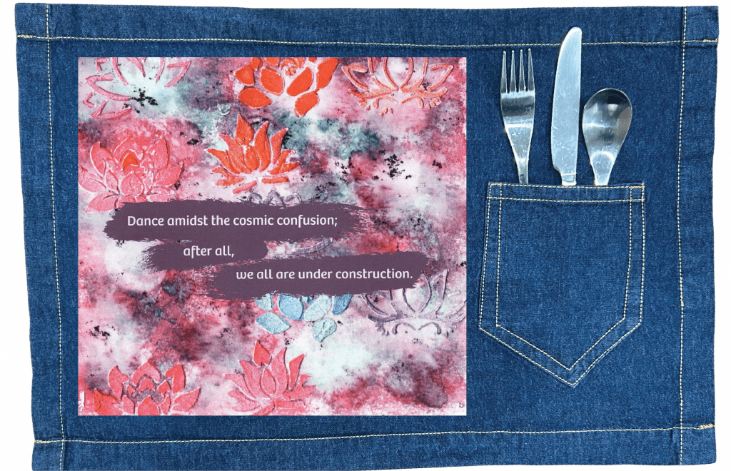 JUST DANCE by CANVAS and QUOTATIONS custom denim jacket by DenimINK