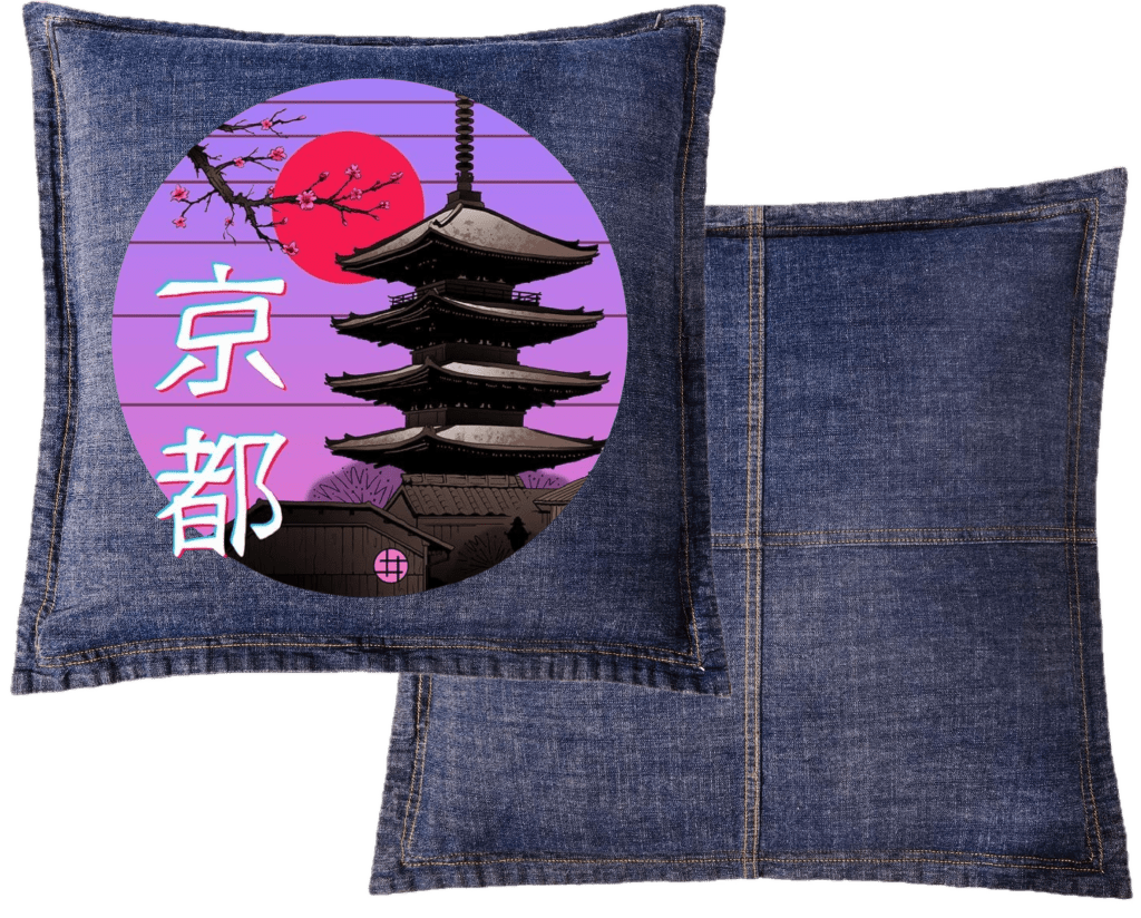 KYOTO WAVE by VINCENT TRINIDAD custom denim jacket by DenimINK