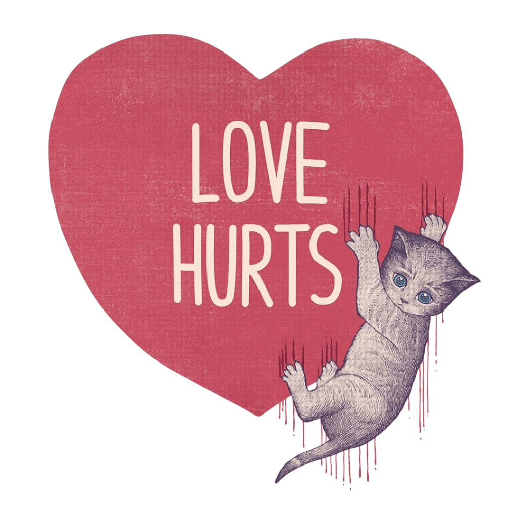 LOVE HURTS by TOBE FONSECA custom denim jacket by DenimINK