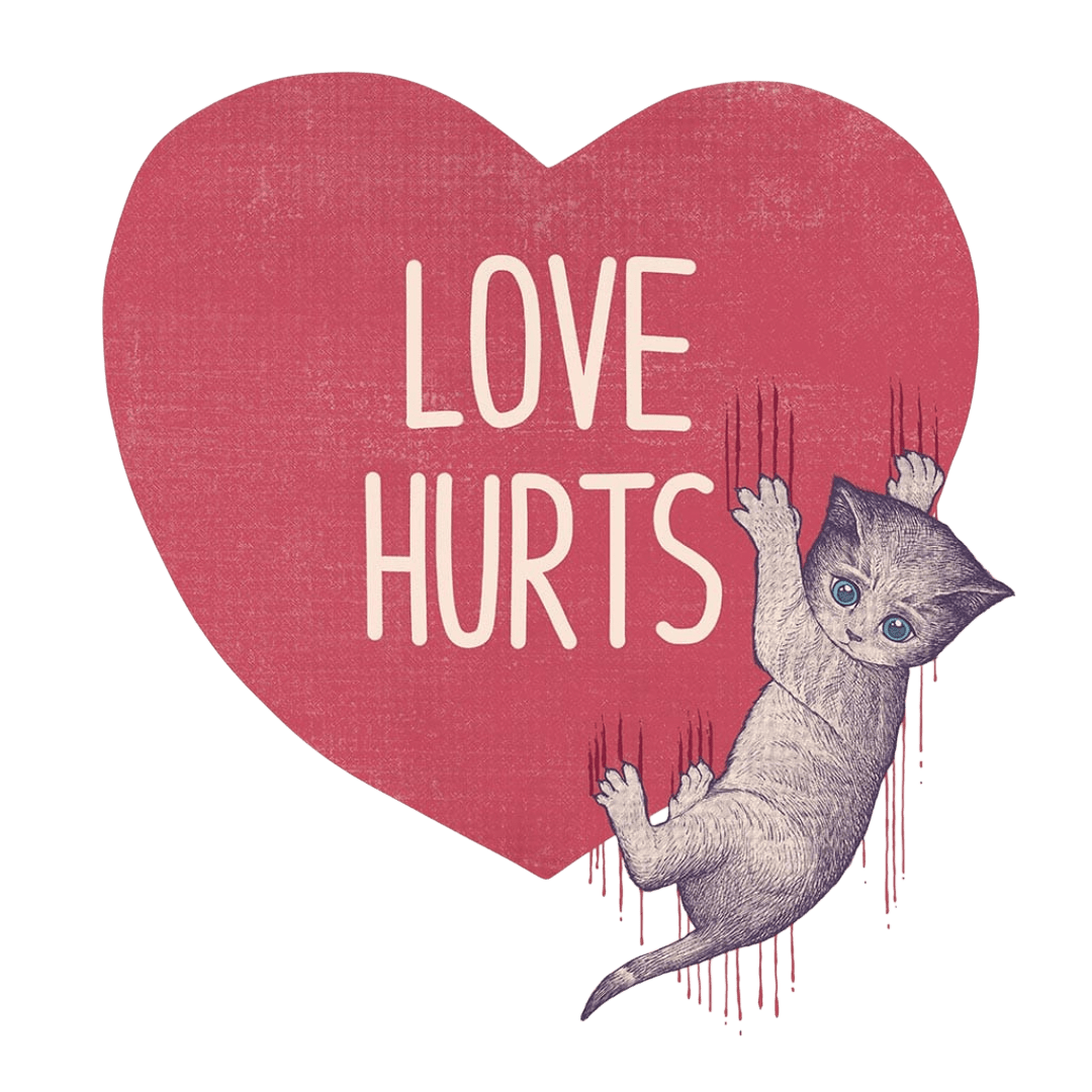 LOVE HURTS by TOBE FONSECA custom denim jacket by DenimINK