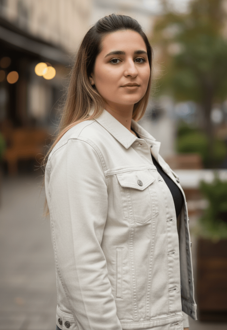 MASTER by HEND SHEHATA, printed on denim jackets and other denim products: tote bags, throw pillows, table place mats, aprons