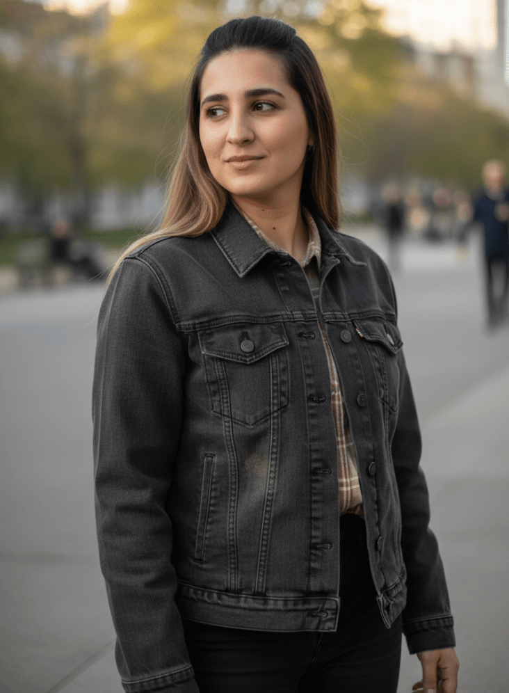 MASTER by HEND SHEHATA, printed on denim jackets and other denim products: tote bags, throw pillows, table place mats, aprons