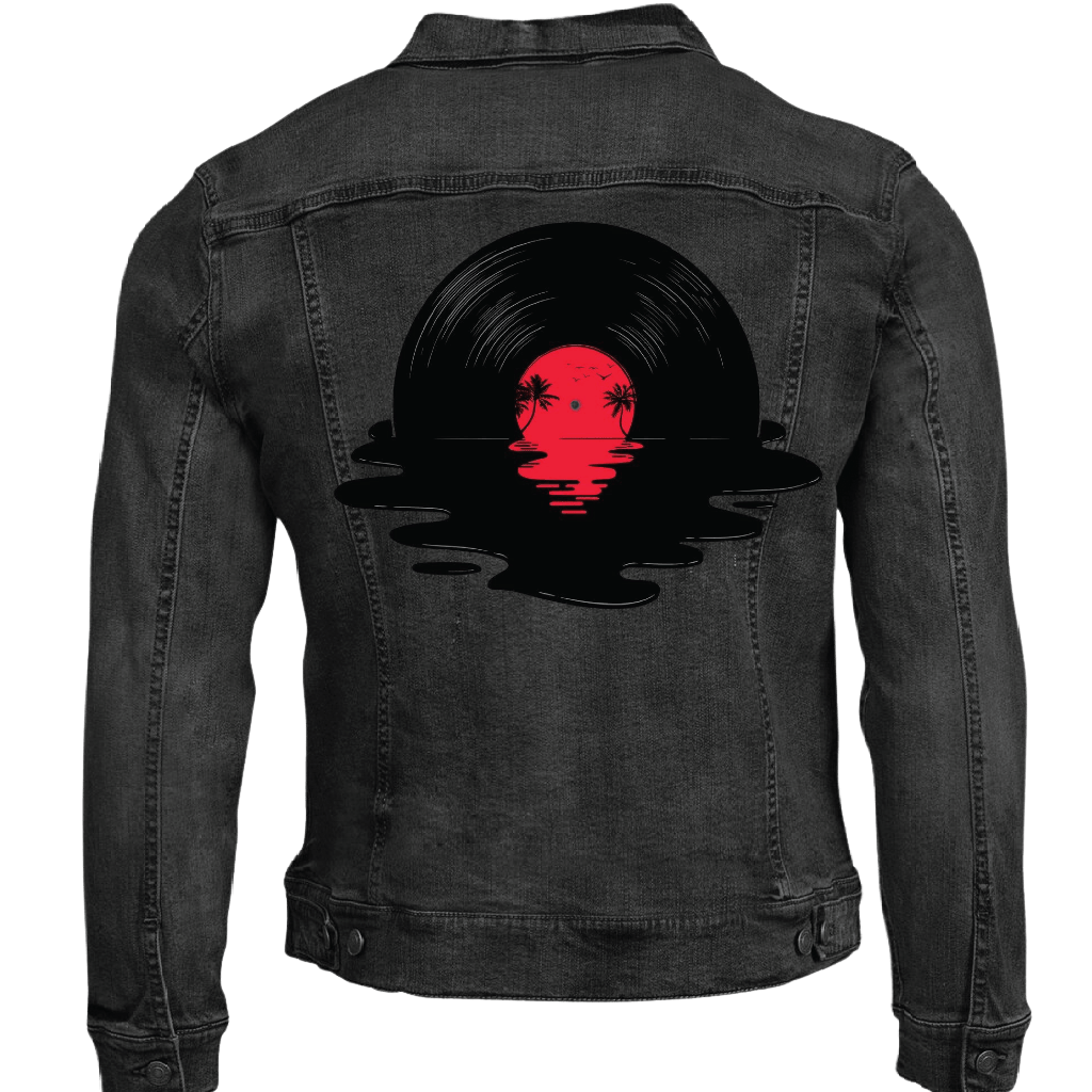 MELT AWAY by GRANT SHEPLEY custom denim jacket by DenimINK
