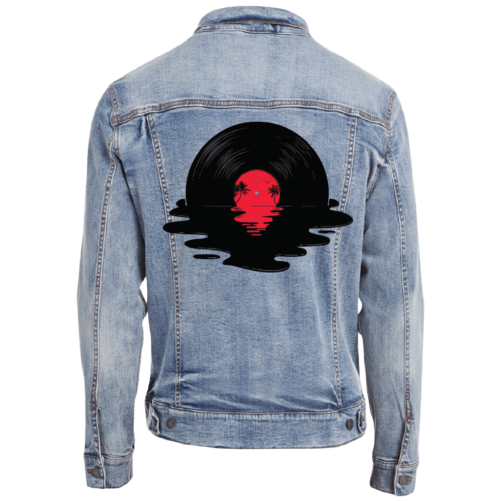 MELT AWAY by GRANT SHEPLEY custom denim jacket by DenimINK