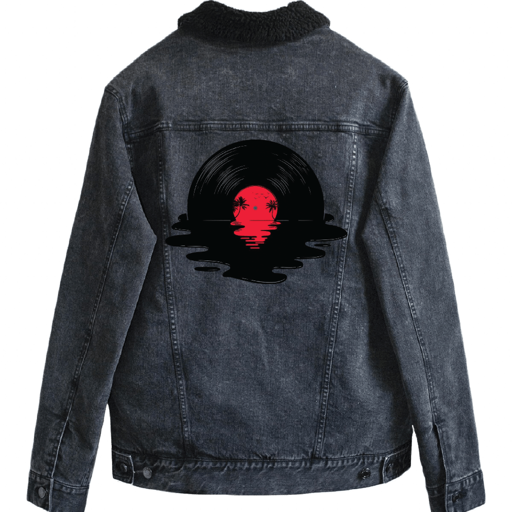 MELT AWAY by GRANT SHEPLEY custom denim jacket by DenimINK