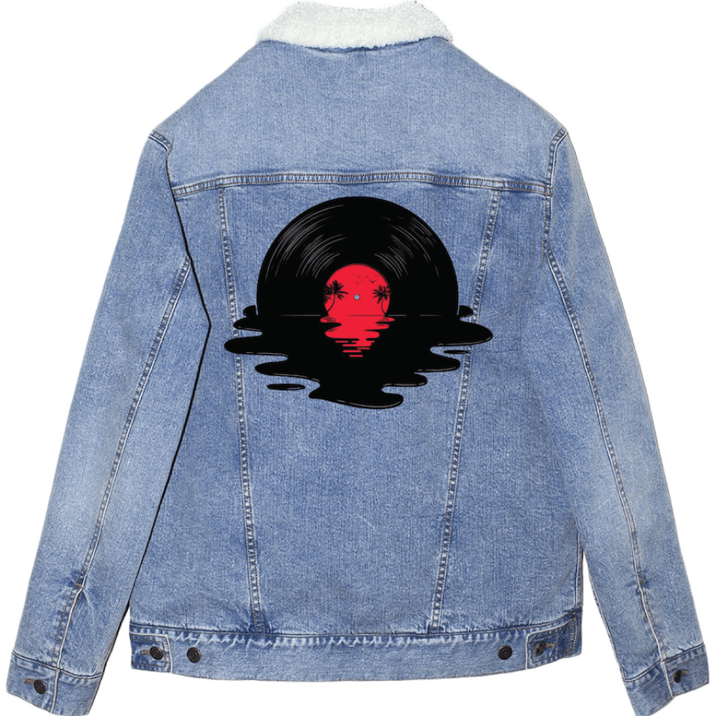 MELT AWAY by GRANT SHEPLEY custom denim jacket by DenimINK