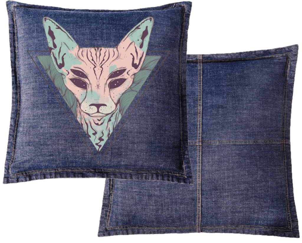MYSTIC SPHINX by JESS ADAMS custom denim jacket by DenimINK