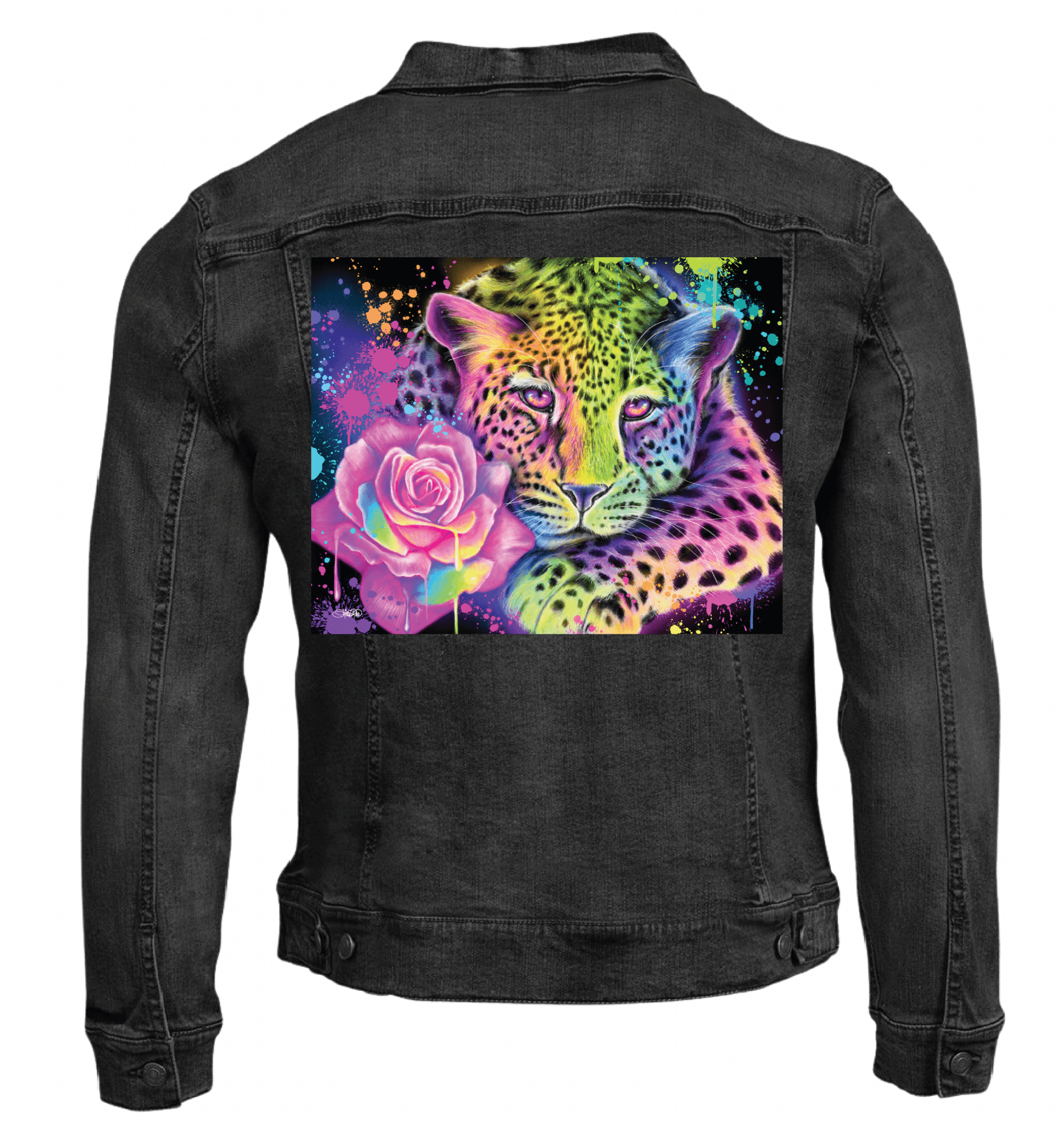 NEON RAINBOW LEOPARD by SHEENA PIKE