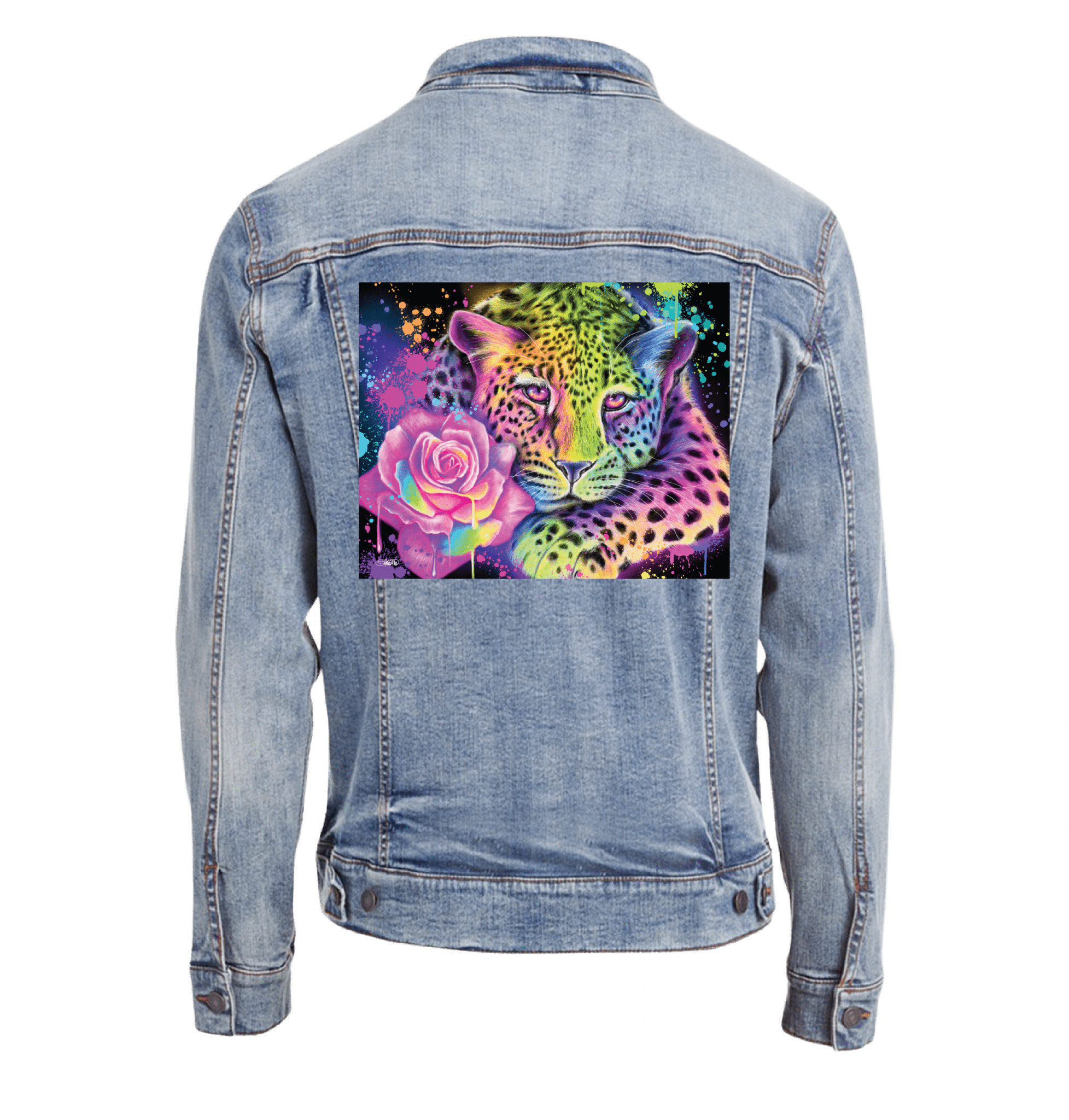 NEON RAINBOW LEOPARD by SHEENA PIKE