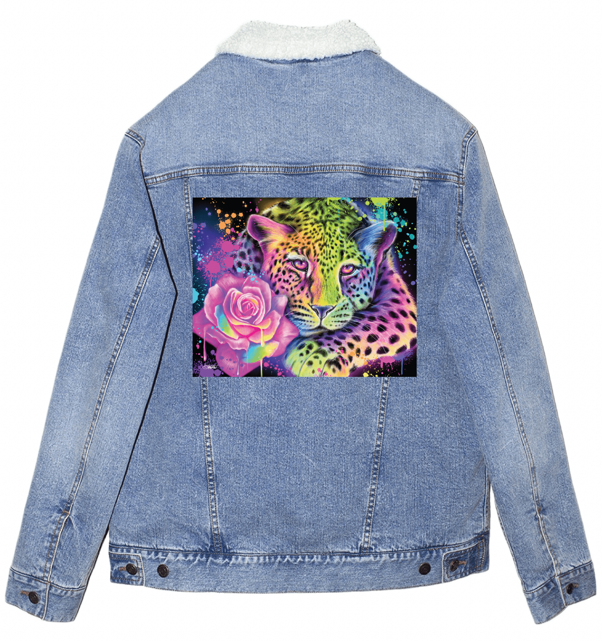 NEON RAINBOW LEOPARD by SHEENA PIKE