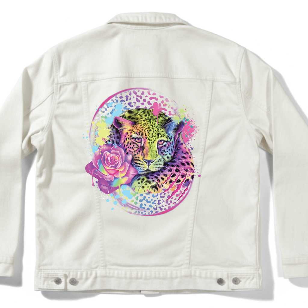 NEON RAINBOW LEOPARD2 by SHEENA PIKE