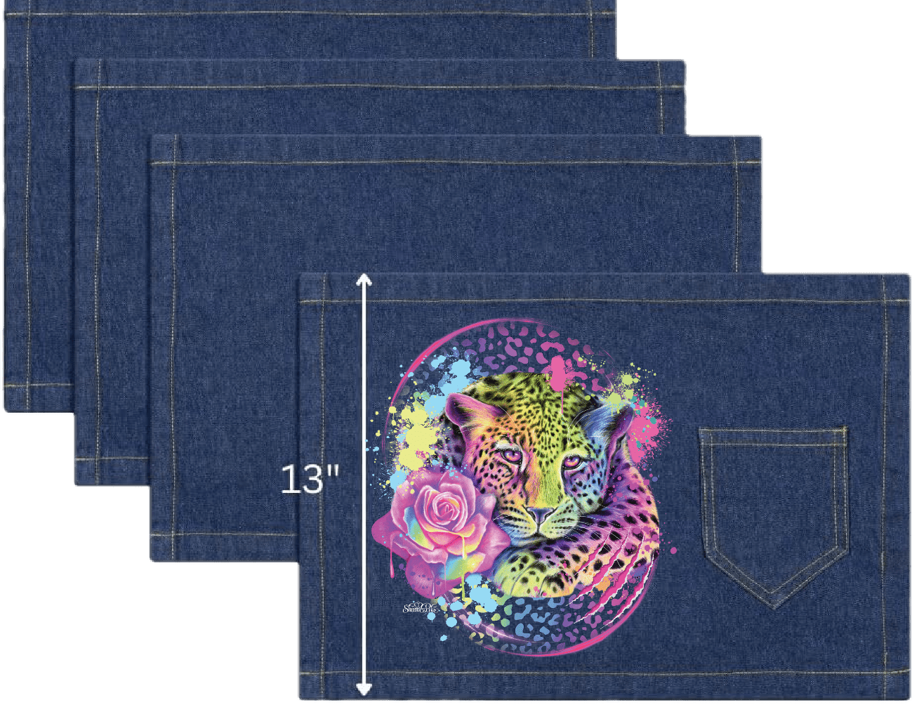 NEON RAINBOW LEOPARD2 by SHEENA PIKE