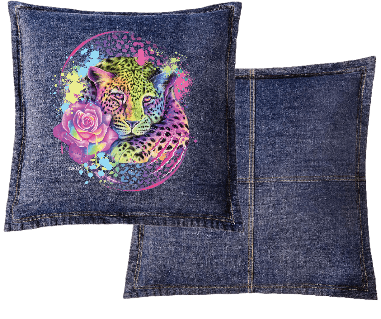 NEON RAINBOW LEOPARD2 by SHEENA PIKE