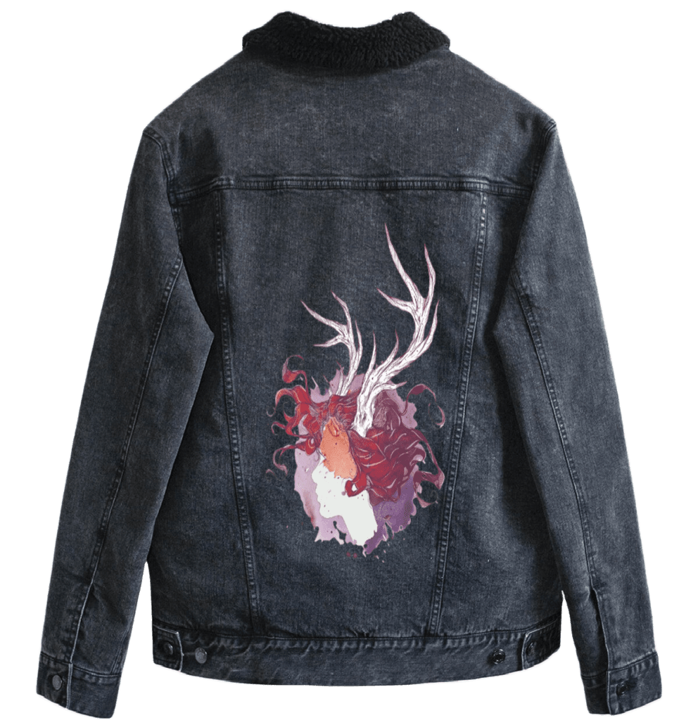 PAGAN QUEEN by JESS ADAMS custom denim jacket by DenimINK